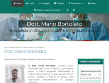 Tablet Screenshot of mariobortolato.com